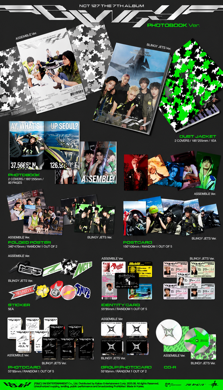 NCT 127 - The 7th Album [BLINGY ver.] (Photobook Ver.)