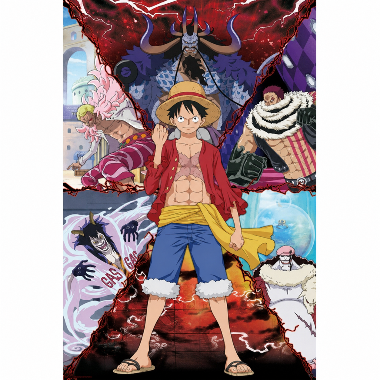 ONE PIECE - Poster Maxi 91.5x61 FSC MIX - Luffy vs New World