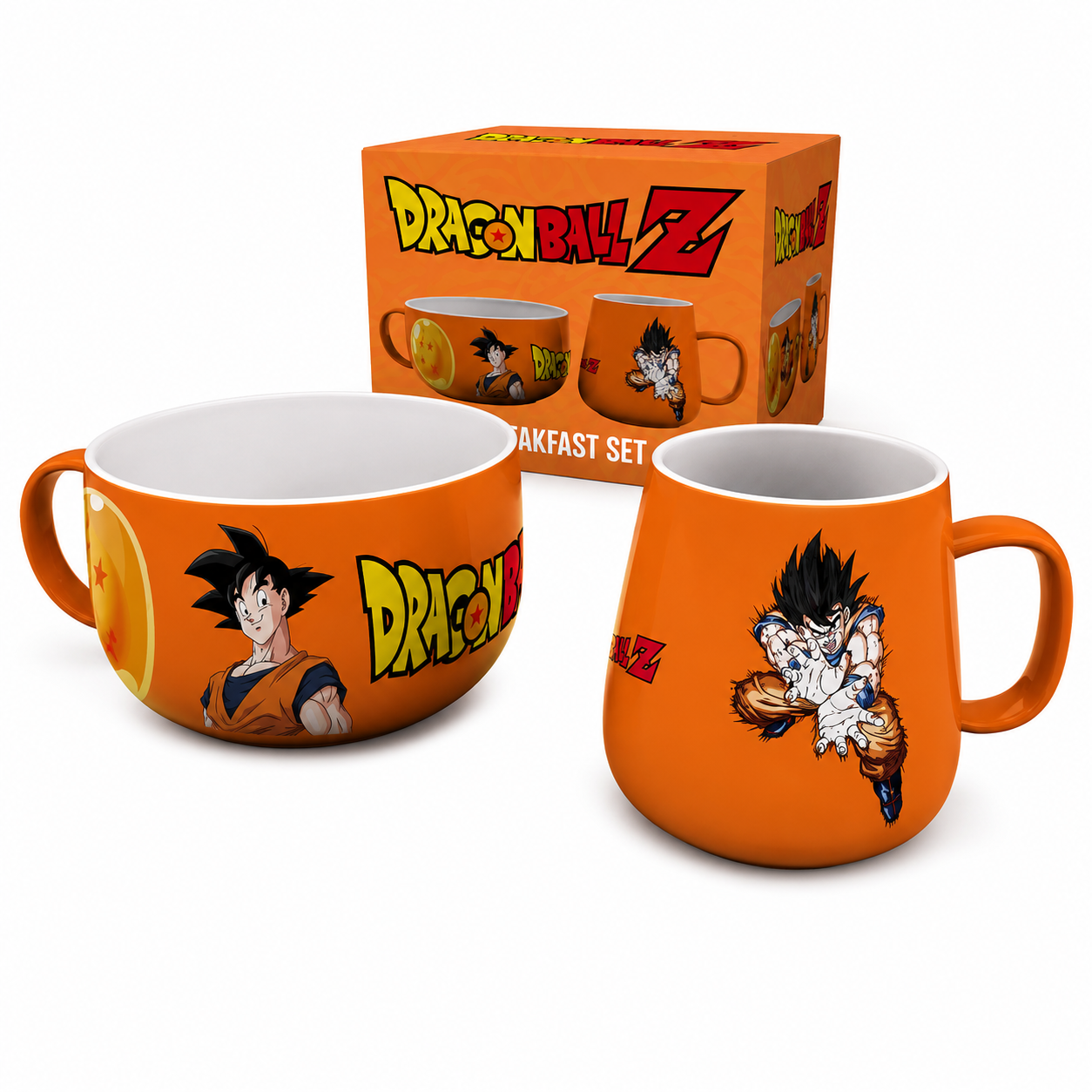 DRAGON BALL - Breakfast Set Mug + Bowl - Goku