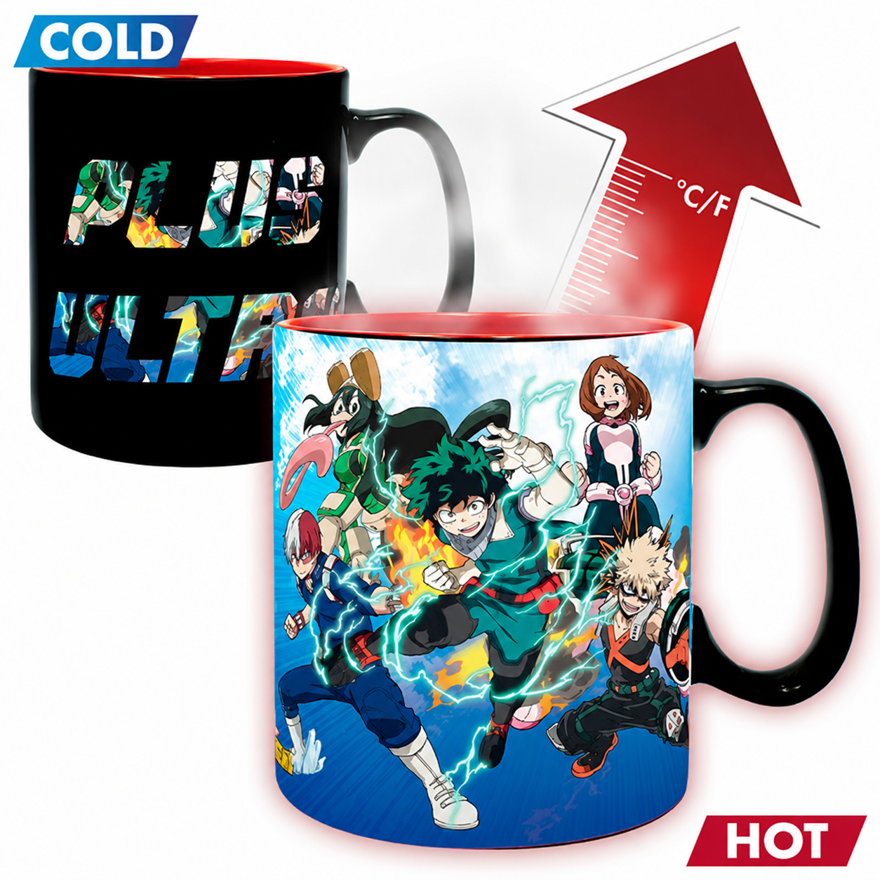 MY HERO ACADEMIA - Mug Heat Change - 460 ml - Heroes