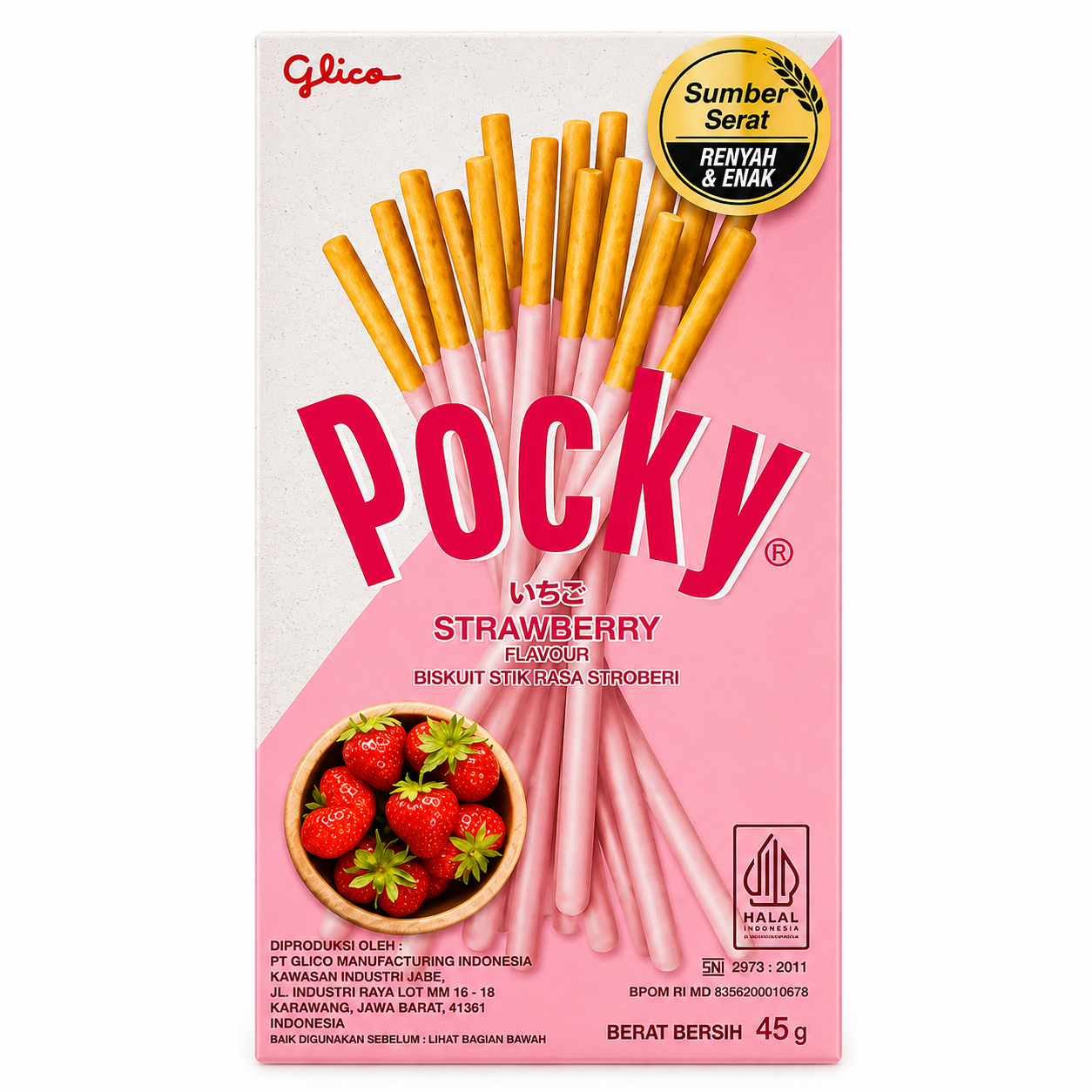 Glico Pocky Strawberry 45g