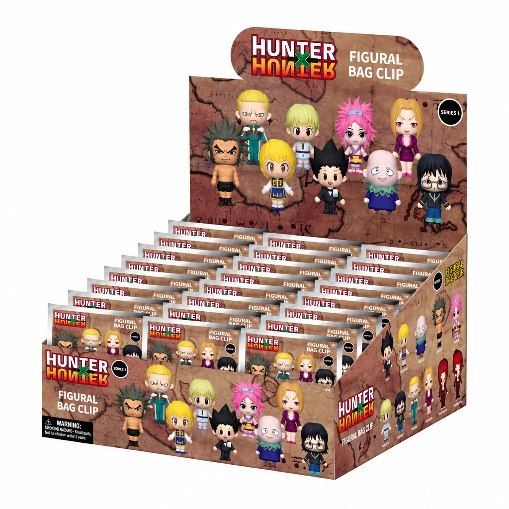 Hunter × Hunter 3D Foam Bag Clips Series 2