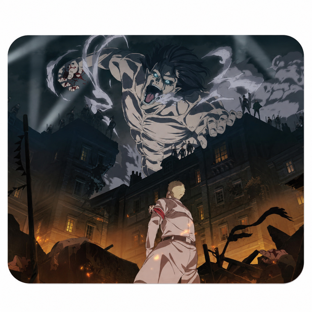 ATTACK ON TITAN - Flexible mousepad - S4 Key art