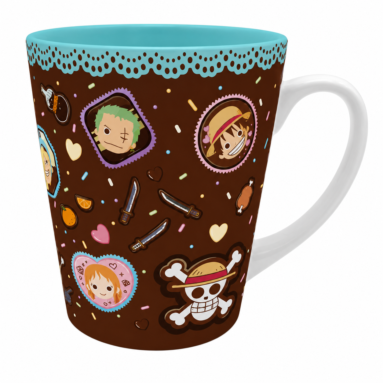 ONE PIECE - Mug - 250 ml - Chibi Whole Cake Island
