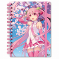 HATSUNE MIKU - Notebook A5 Spiral "Cherry Blossom"