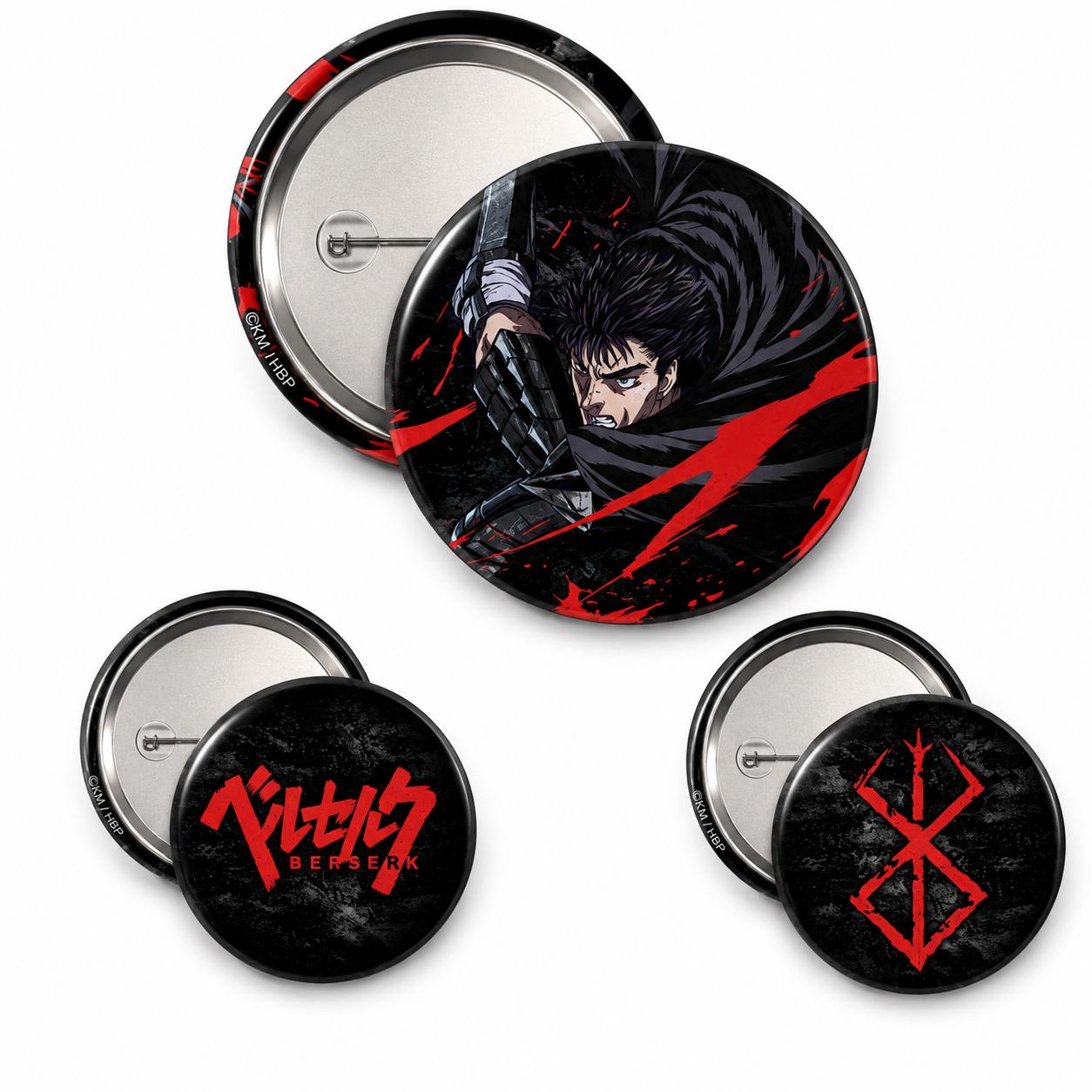 BERSERK - Badge Pack - Guts