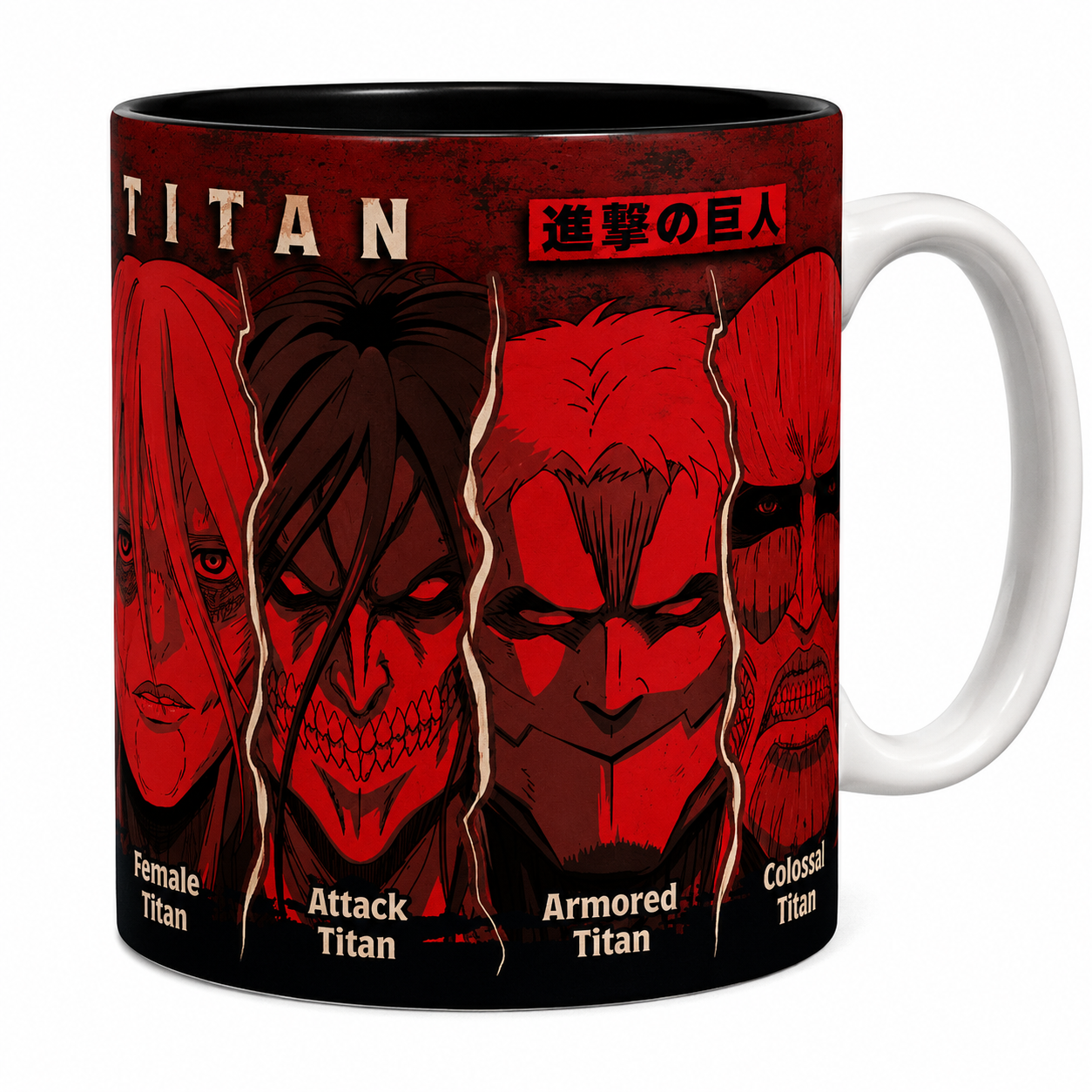 ATTACK ON TITAN - Mug - 460 ml - All Titans