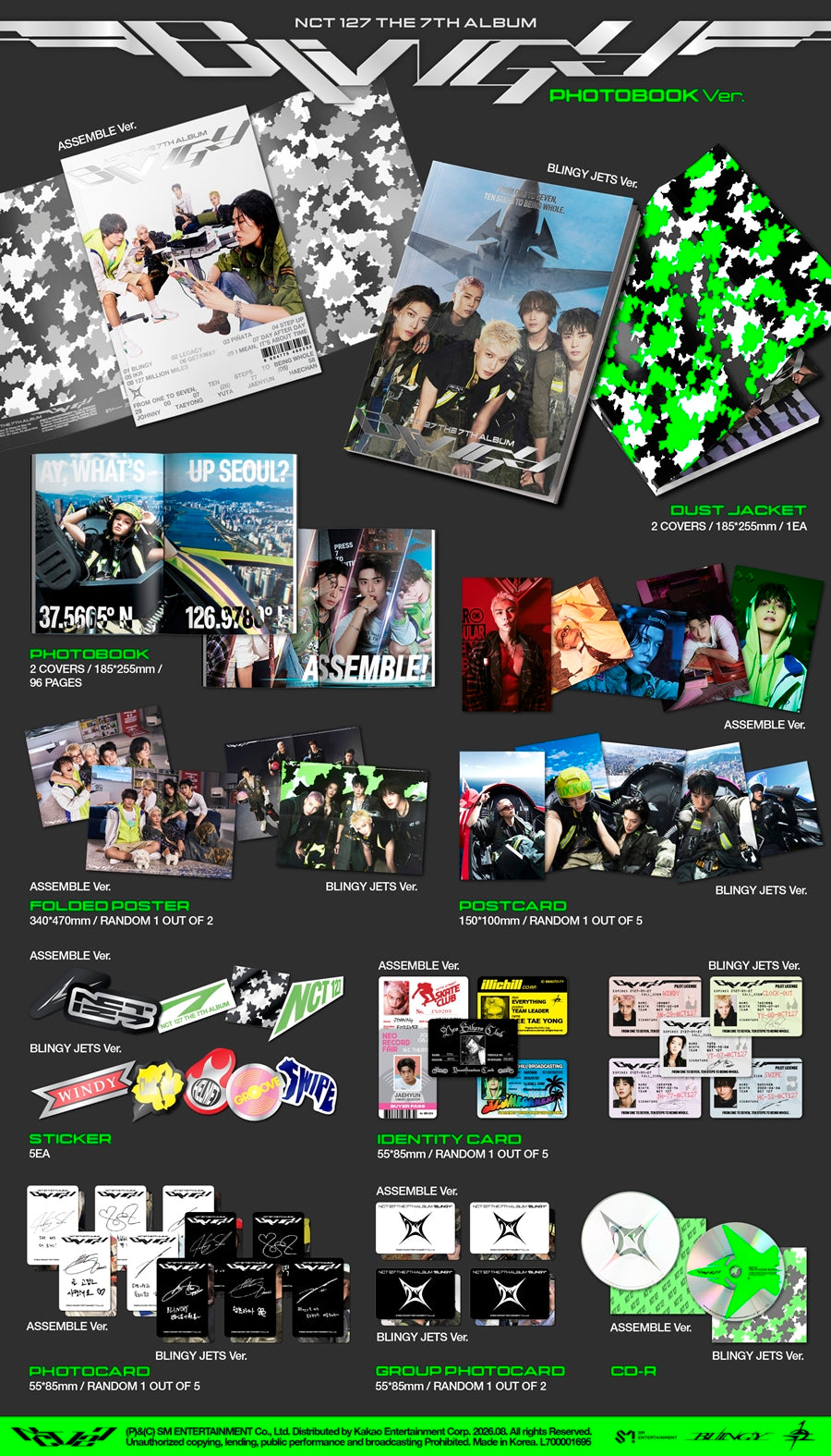NCT 127 – The 7th Album [BLINGY] (Photobook Ver.)